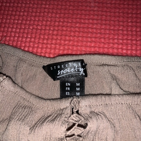 Beige urban planet off the shoulder top - Picture 3 of 3